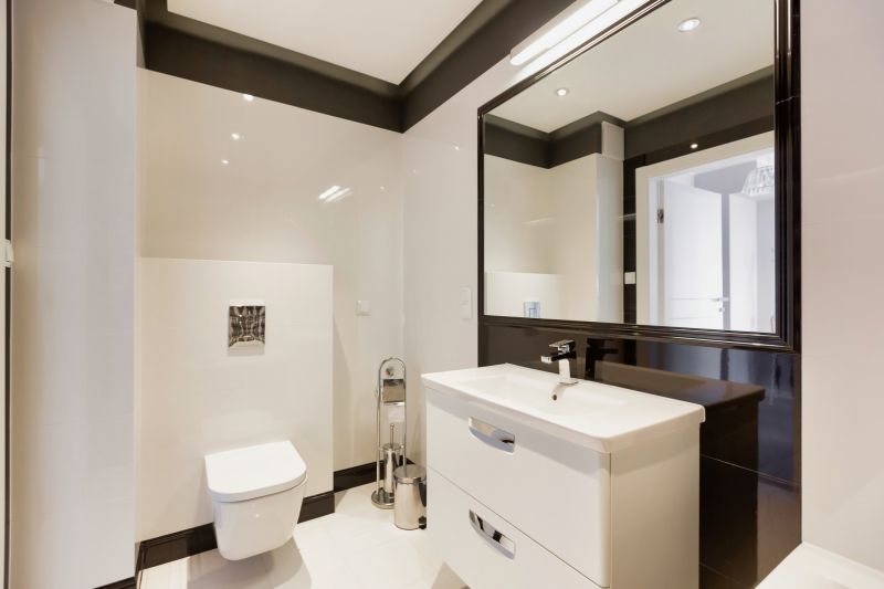 Bathroom with Floating Vanities